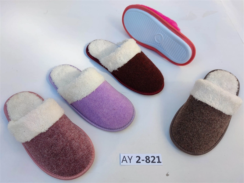 Warm Plush House Home Indoor Outdoor Winter Fluffy Fur Women Slippers