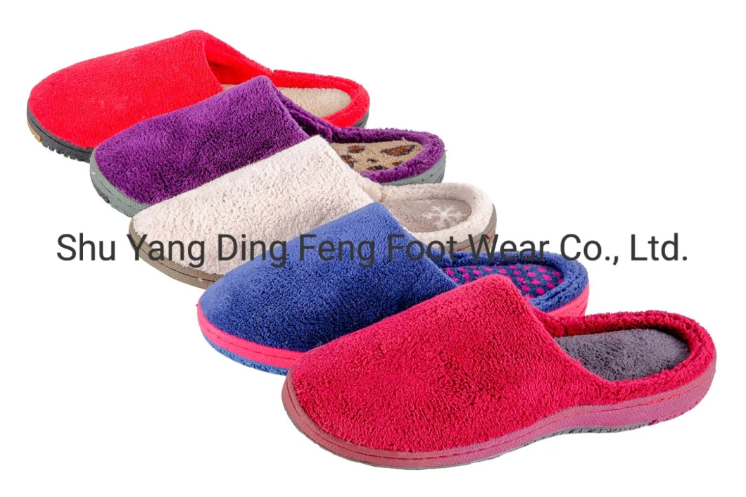 Memory Sponge Slow Rebound Home Slippers Autumn and Winter Coral Velvet Slippers