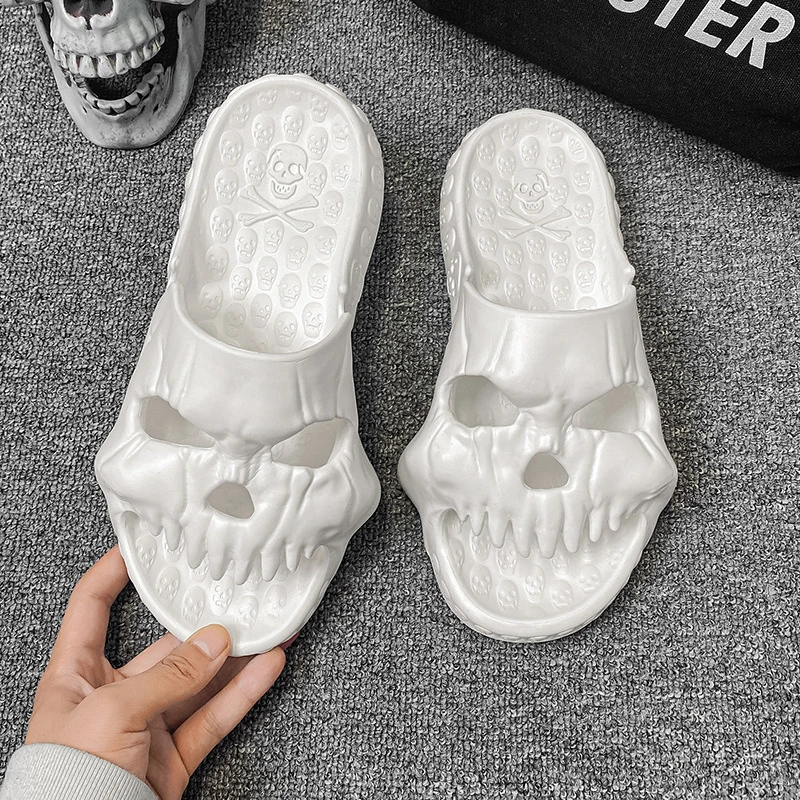 Men′s Leisure Outdoor Skull EVA Home Floor Slippers